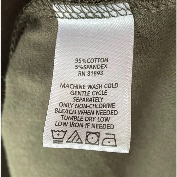 Denim & Co cotton sleeveless tiered stretch maxi dress olive green plus size  XL - Picture 7 of 9